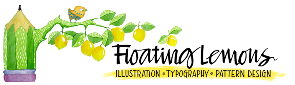 Floating Lemons Art